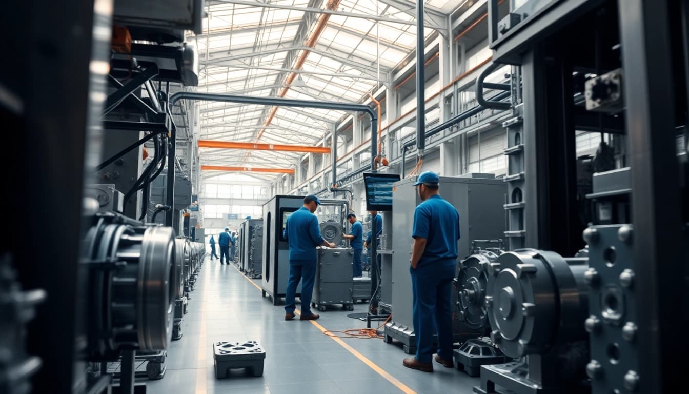 Diecaster Malaysia's modern facility demonstrating quality diecasting production with skilled workers.