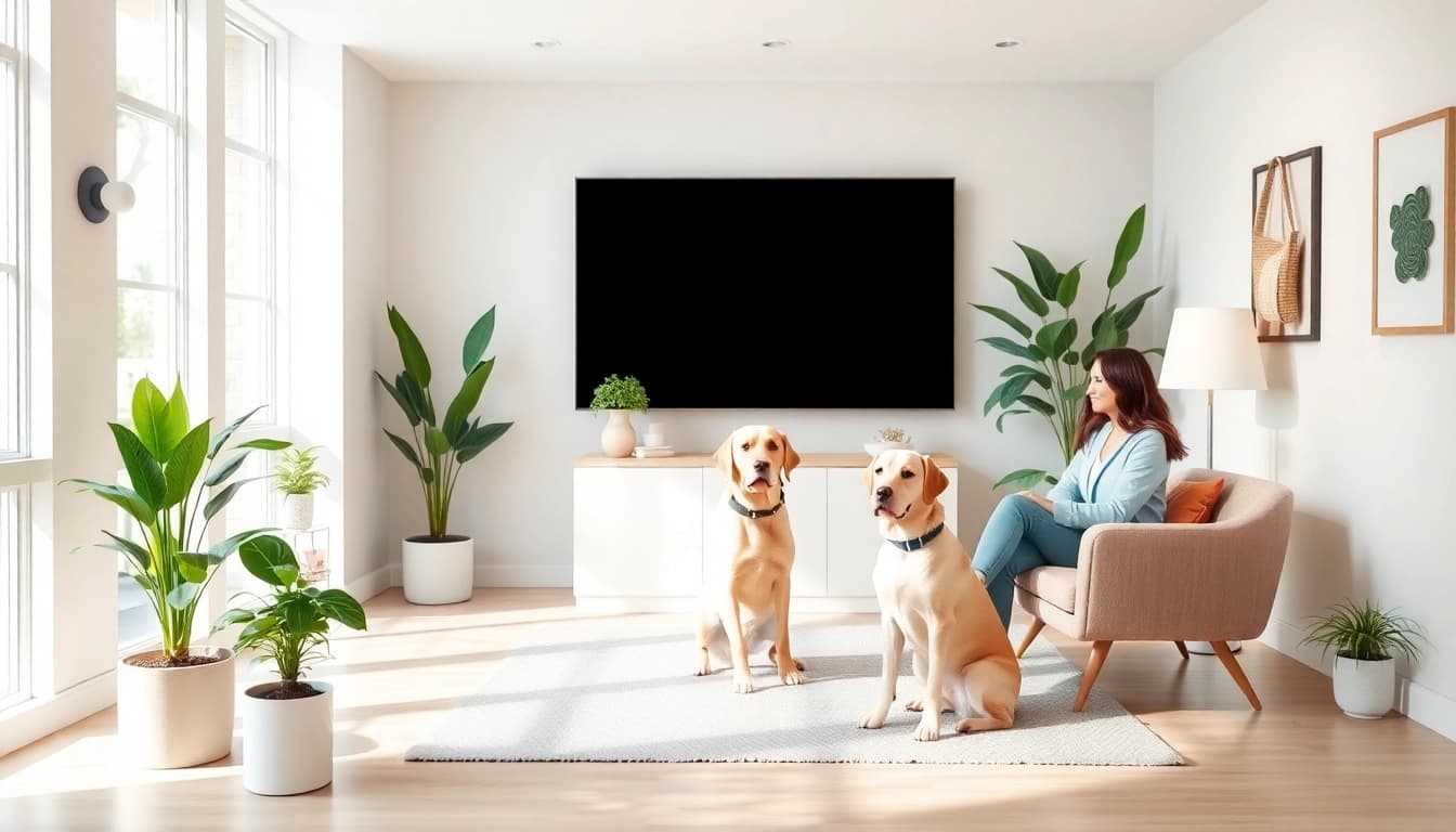 Supportive environment of a Sydney Psychologist with therapy dog enhancing relaxation.