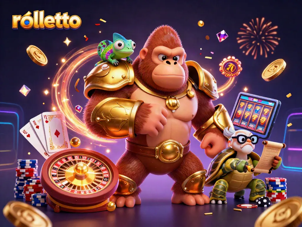Experience rolletto's vibrant casino world with exciting bonuses and dazzling game elements.