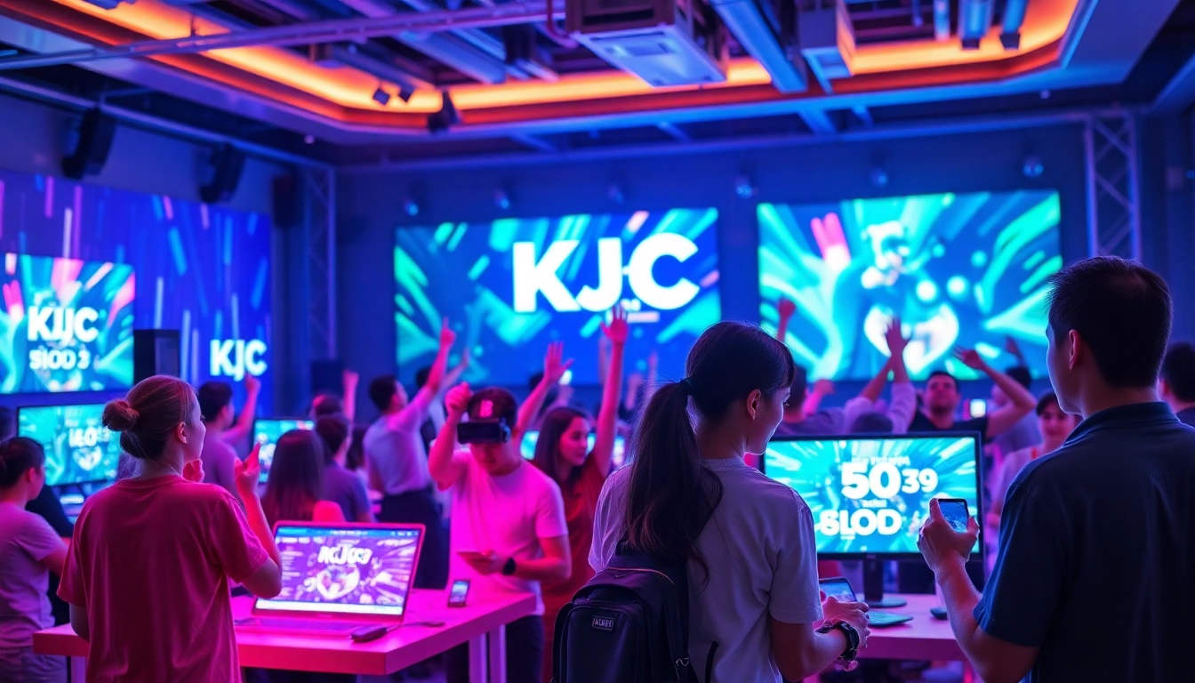 KJC AC 2: Engaging entertainment platforms showcasing gaming and live events.