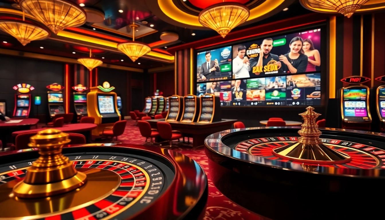 Experience the luxury of gambling on trang chu 98win with vibrant casino visuals and exciting gaming elements.