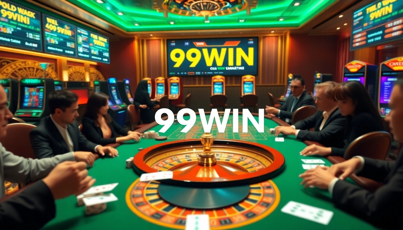 Experience thrilling gambling action at 99WIN with vibrant casino games and exciting betting options.