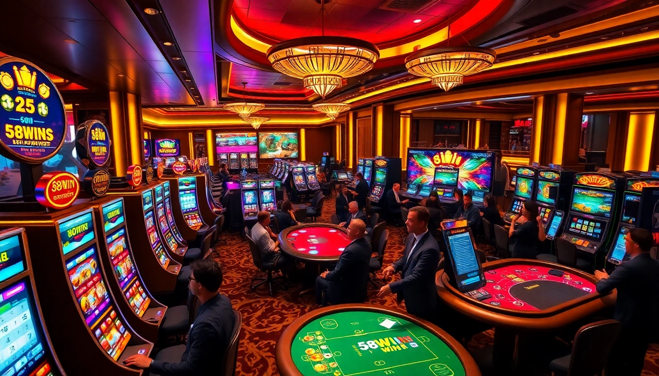 Experience thrilling gambling at 58WIN with vibrant casino games and modern betting interfaces.