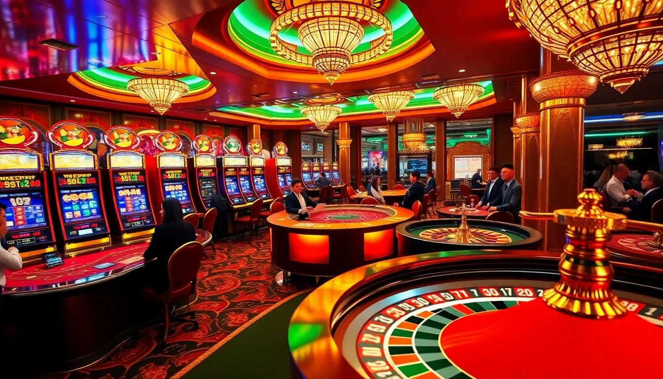 Experience high-stakes gaming at Lc88 casino with vibrant tables and thrilling action.