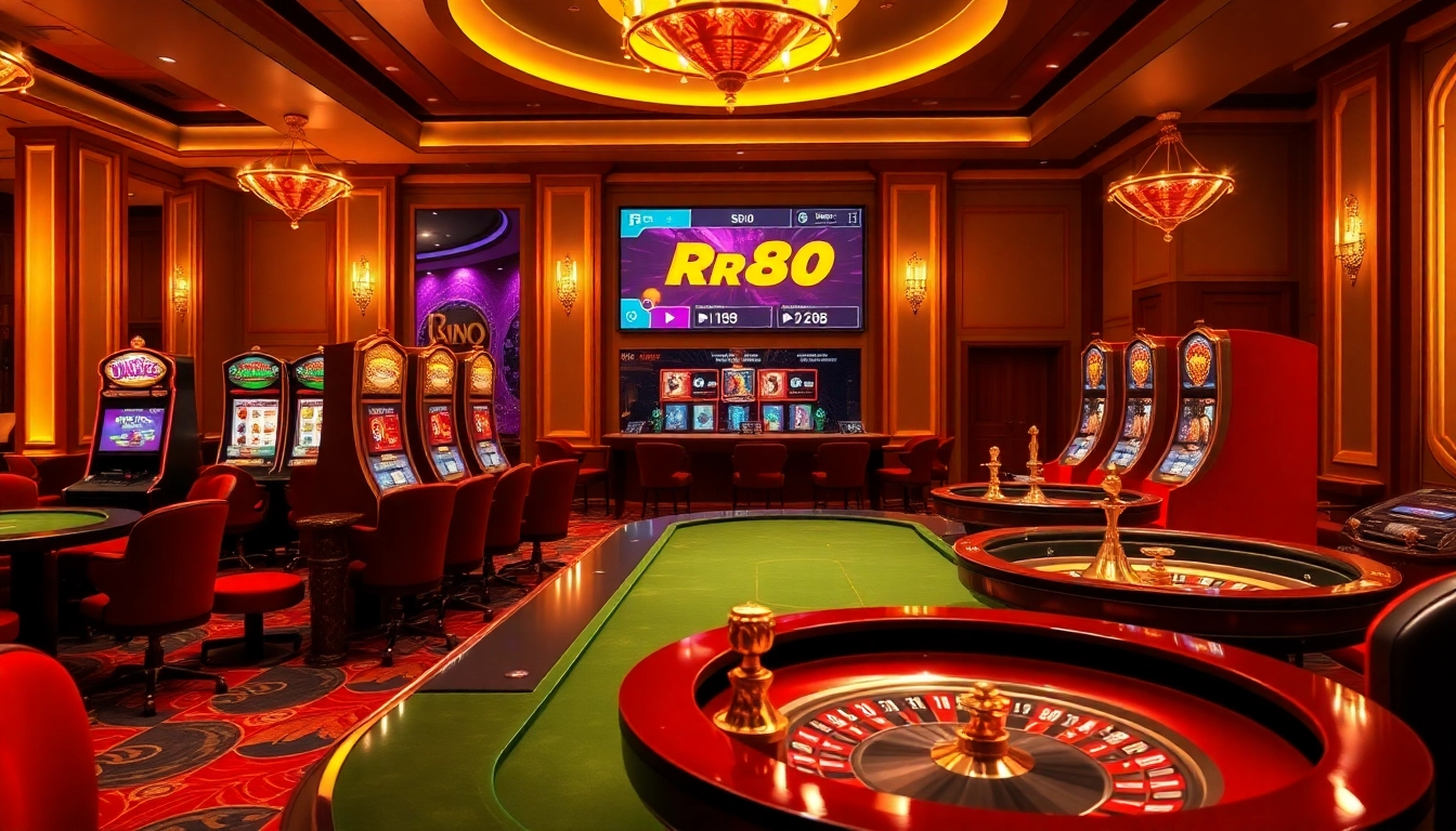 Players enjoying an exciting game at the RR88 virtual casino, showcasing vibrant excitement.