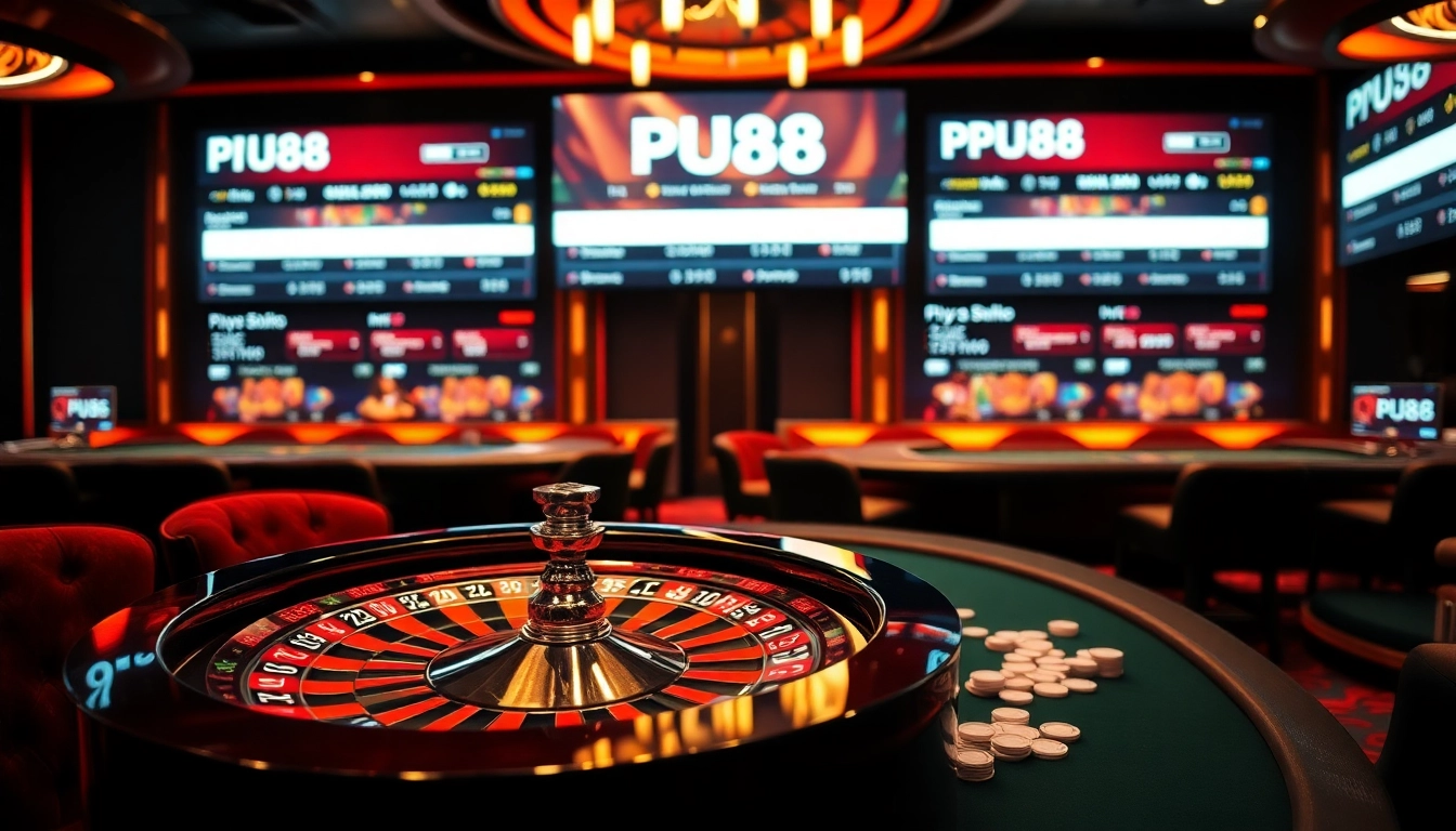 Place bets and spin the wheel at PU88 for thrilling casino experiences.