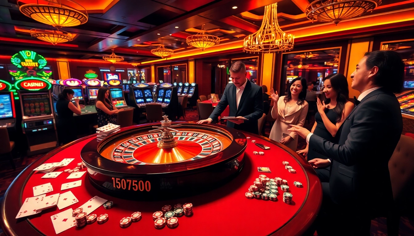 Experience the thrill of gambling action at https://tx88.us.org/ with vibrant casino tables and cheering players.