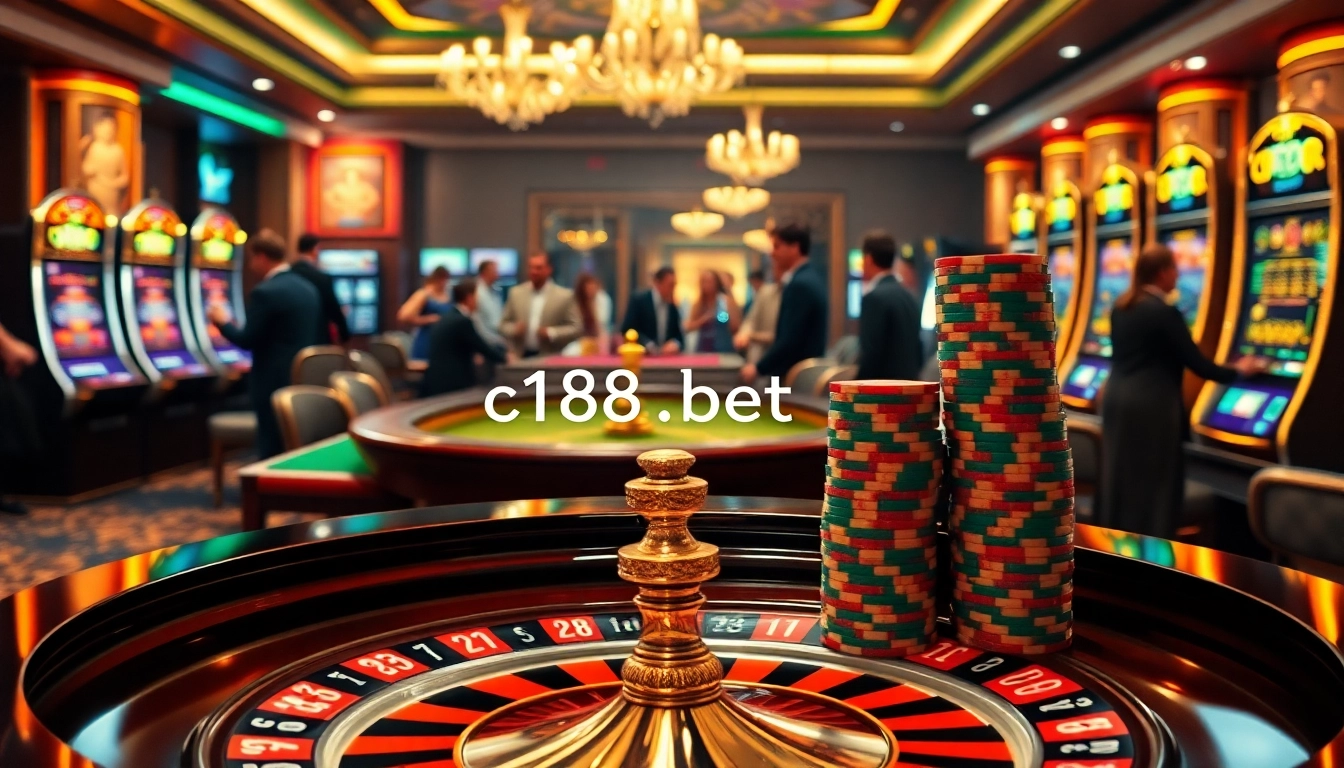 Experience the thrill of winning at c168.best in a vibrant casino atmosphere.