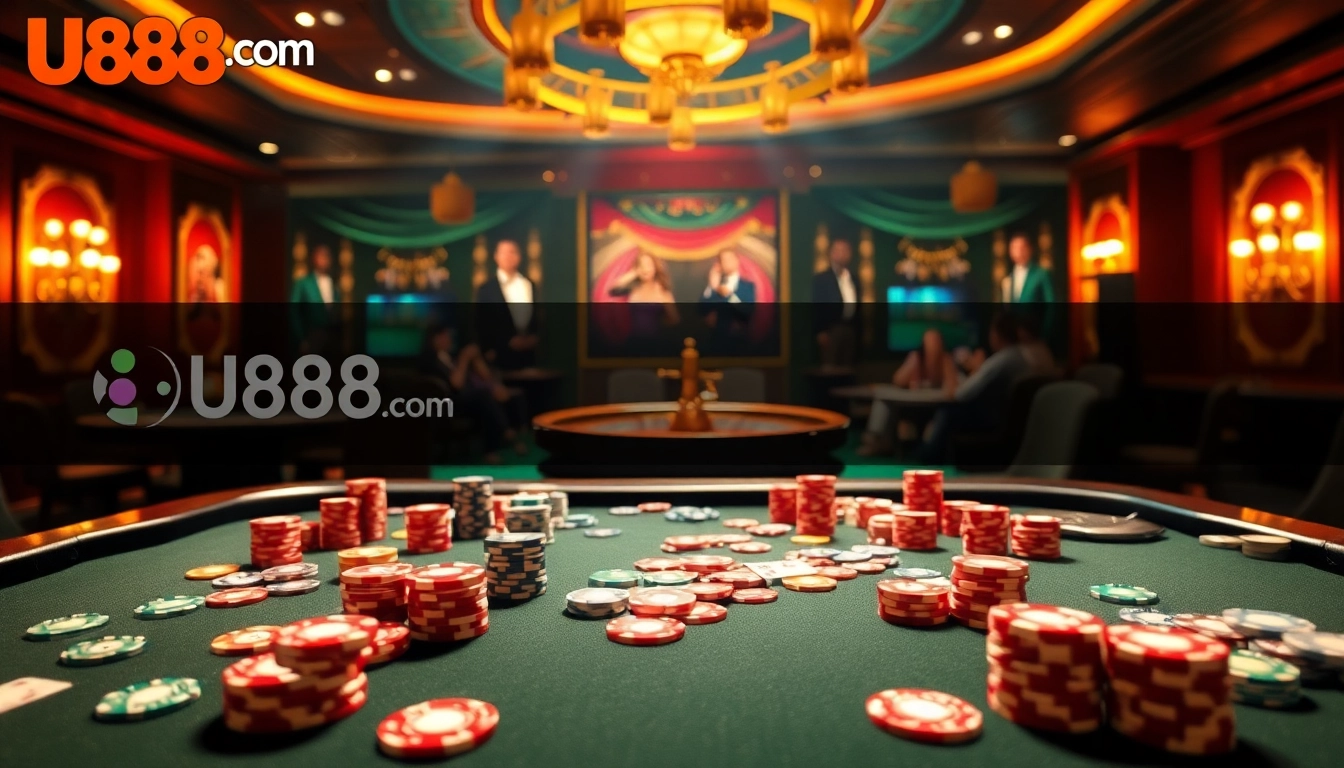 Experience thrilling gameplay at U888 com with vibrant casino tables and exciting action.