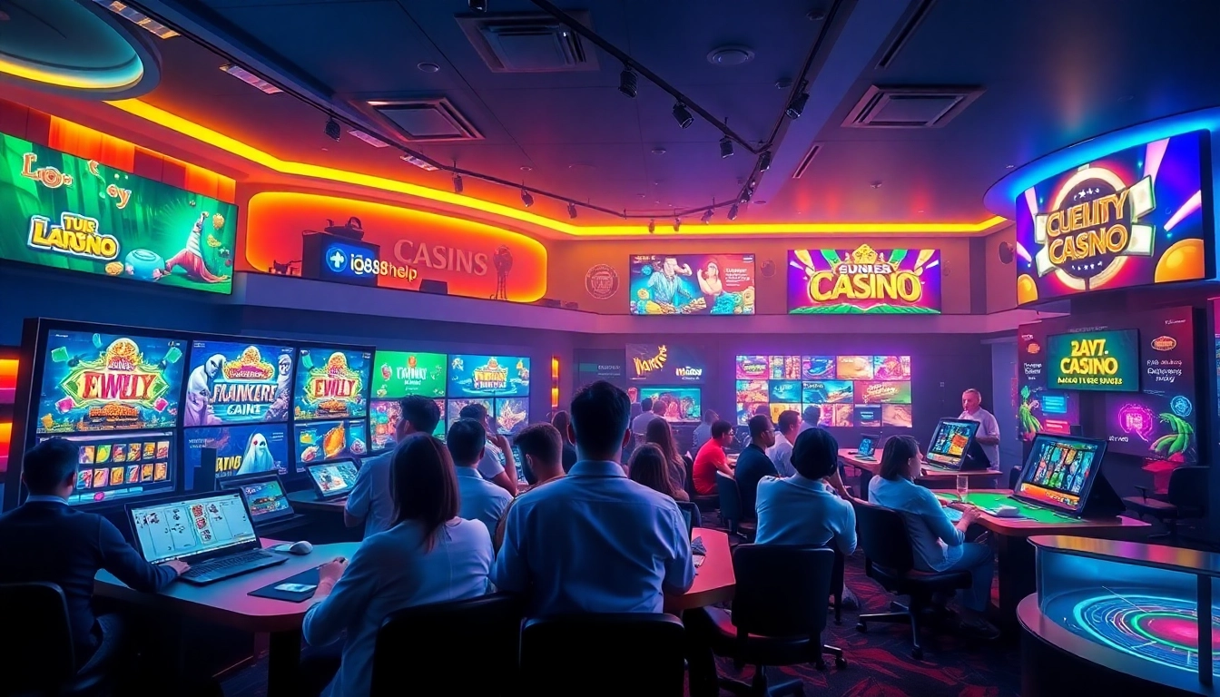 Exciting online gaming scene at iq88.help showcasing diverse games and vibrant promotions.