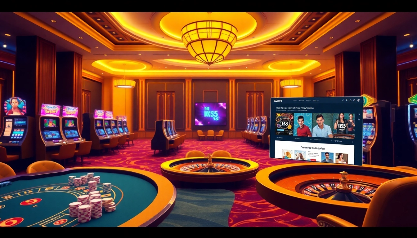 Engage in exciting online casino experiences at https://kk55.gratis/ with luxurious tables and vibrant games.