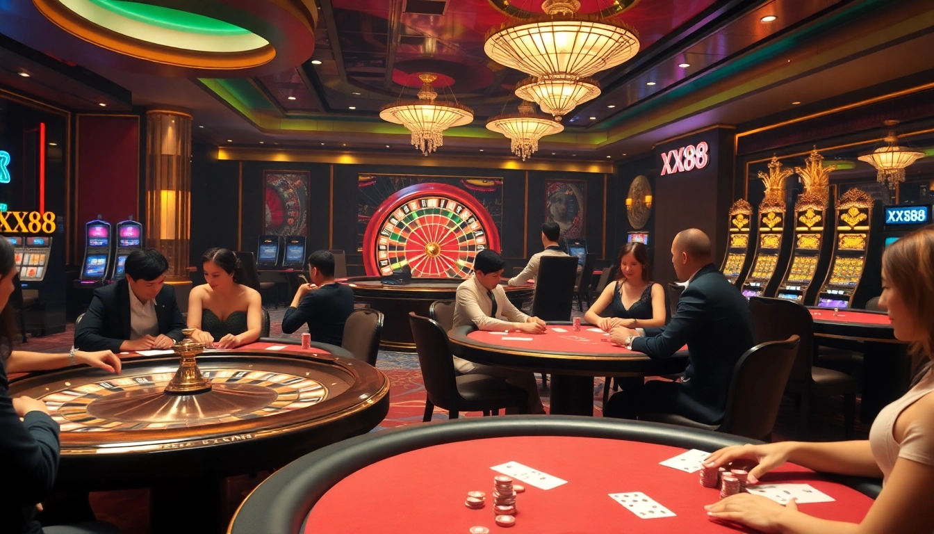 Enhance your chances at XX88 table games in a luxurious casino setting filled with excitement.