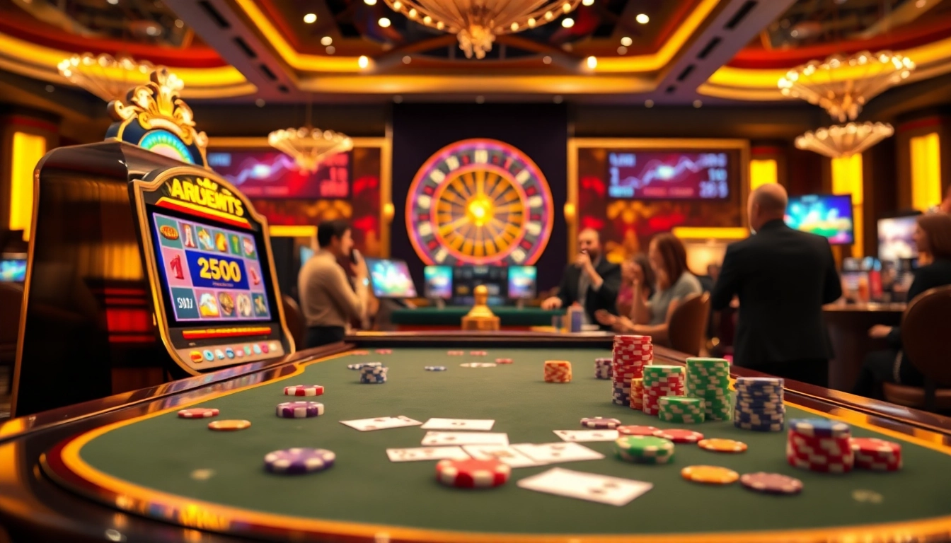 Rasakan sensasi bermain slot dengan deposit pulsa tanpa potongan di suasana kasino yang elegan.