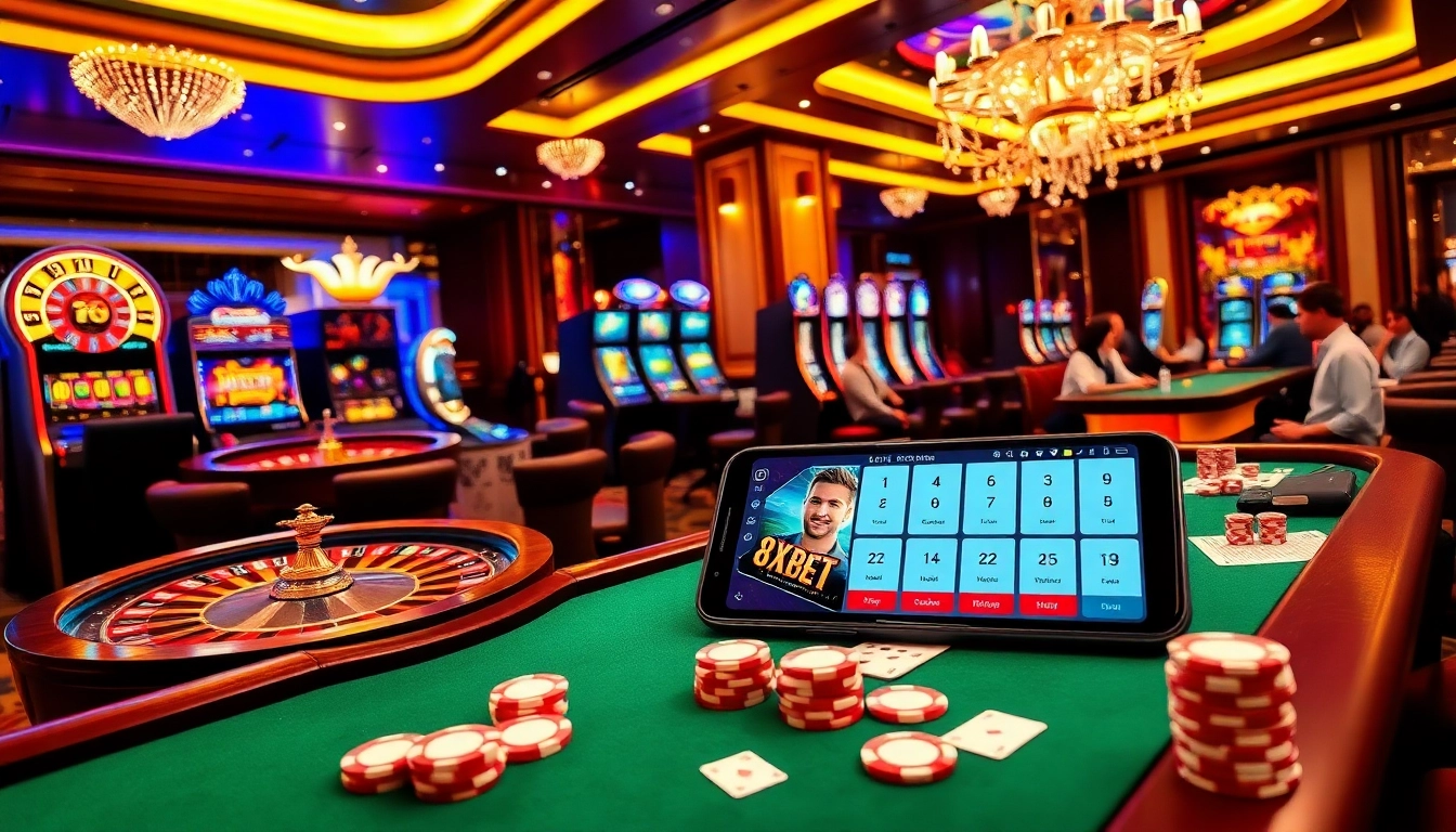 Experience the excitement of tải 8xbet with vibrant casino gaming and modern app visuals.