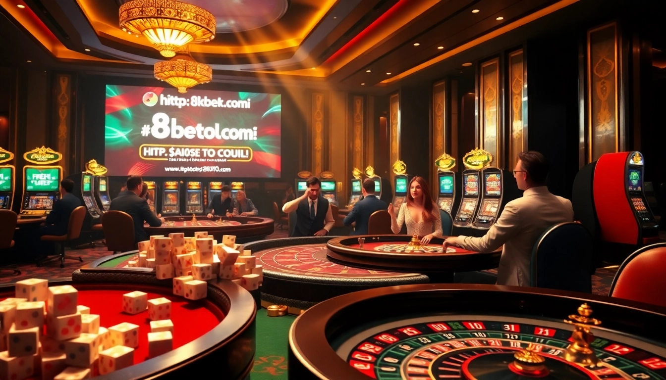 Experience the excitement at http://8kbetok.com/ with a vibrant casino atmosphere and dynamic games.
