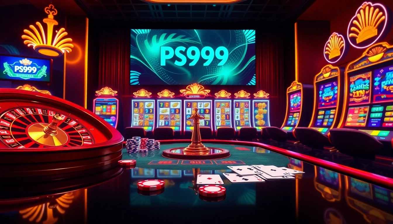 Experience the thrill of betting at nhà cái PS99 with vibrant casino visuals and dynamic games.
