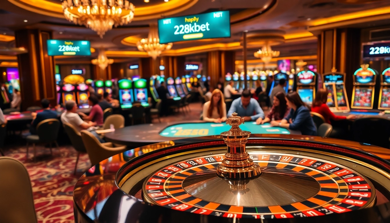 Experience the thrill of gambling at http://228kbet.net/ with vibrant casino tables and exciting games.