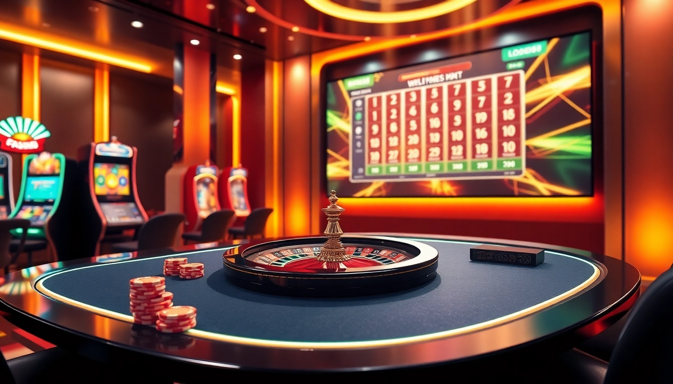 Lode88 enhances online gambling experiences with vibrant casino visuals and high-stakes action.