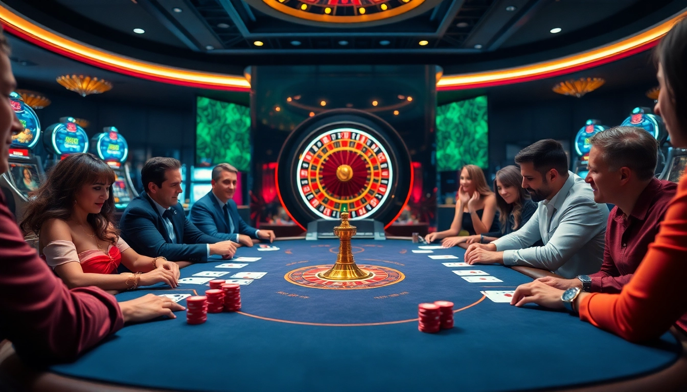 Experience the thrill of winning at Kwin's luxurious casino, featuring vibrant games and tables.