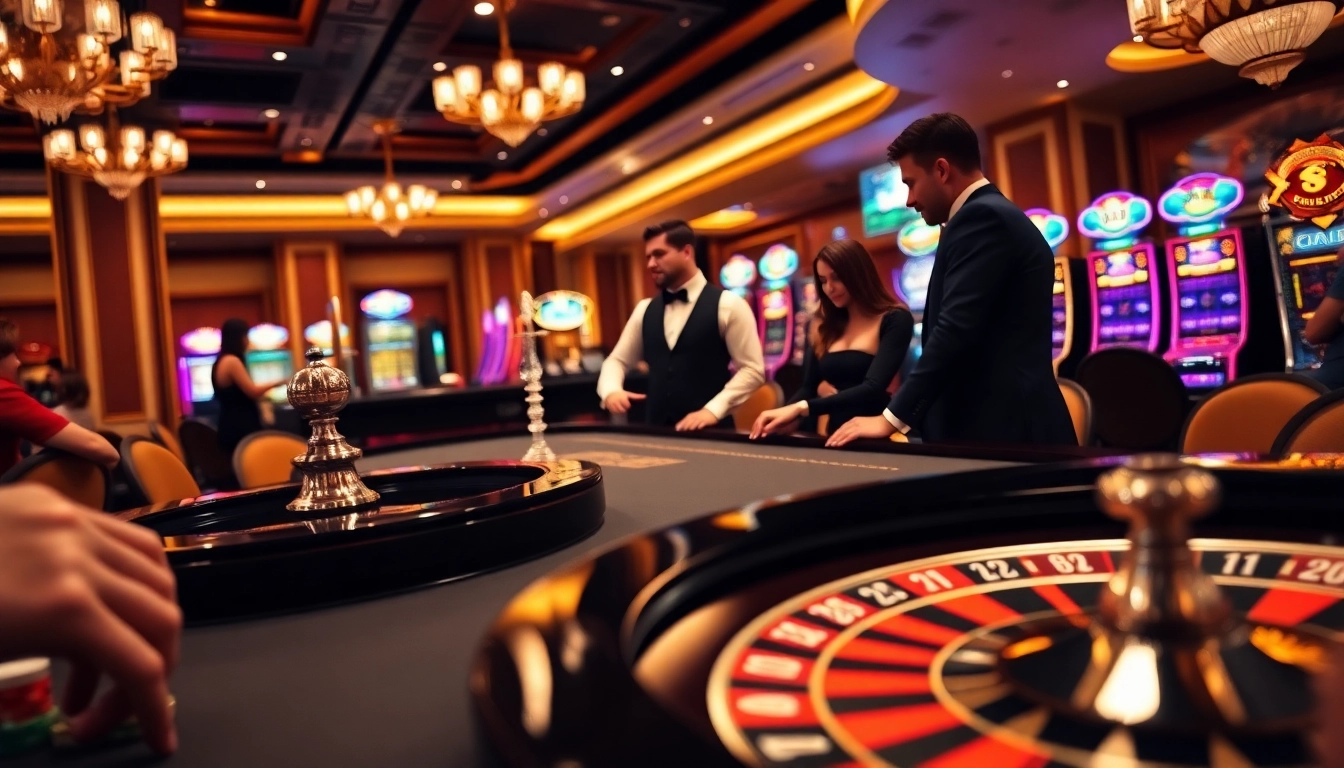 Experience excitement at the lively casino table for đăng nhập luck8, where players engage in thrilling bets.