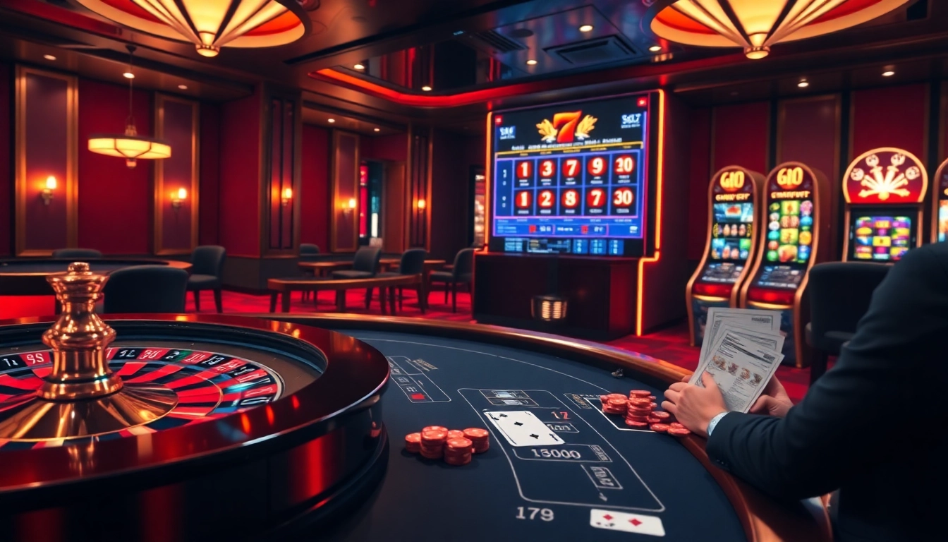 Experience the excitement at ffgg88.com with vibrant casino games featuring roulette and poker action.