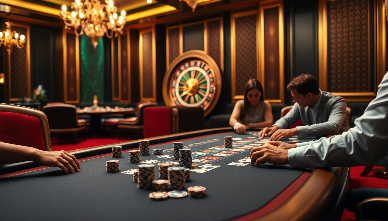 Engage in a thrilling poker game atmosphere at https://555win1.it.com with high-end chips and cards.