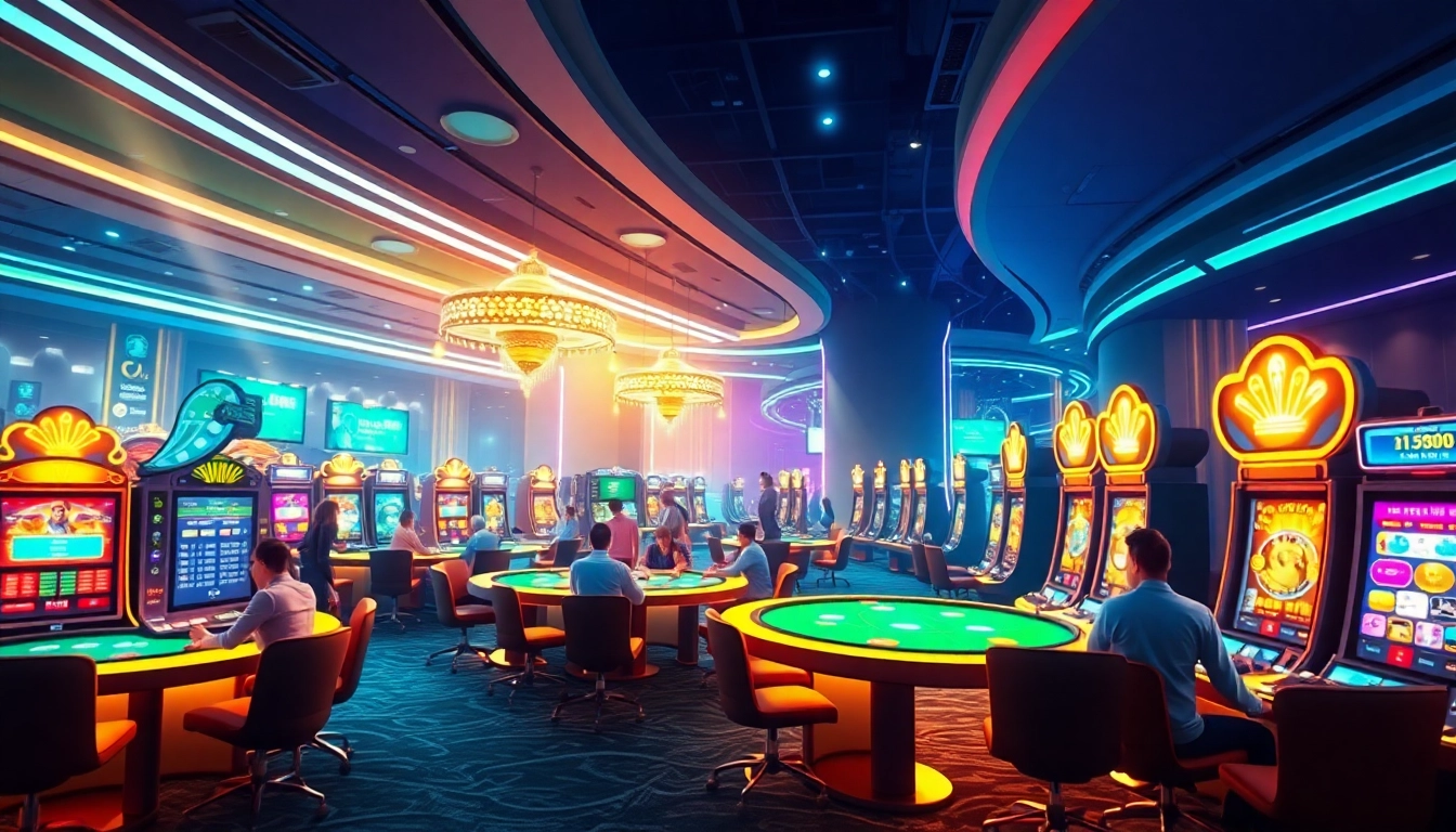 Experience thrilling online gambling at stimmgewitter.org with vibrant casino visuals.