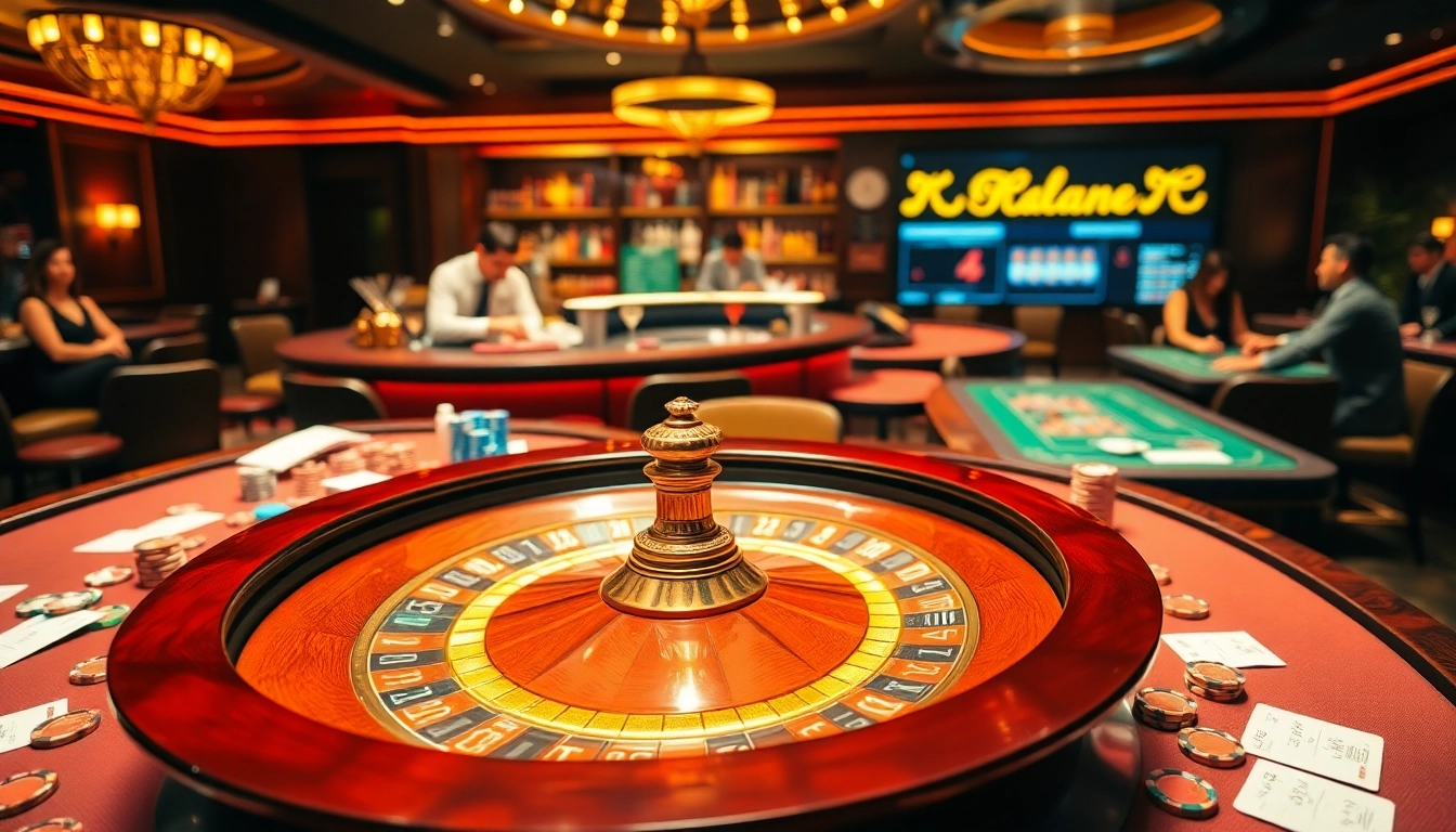 Experience the excitement of đăng ký kuwin while playing at a luxurious casino table.