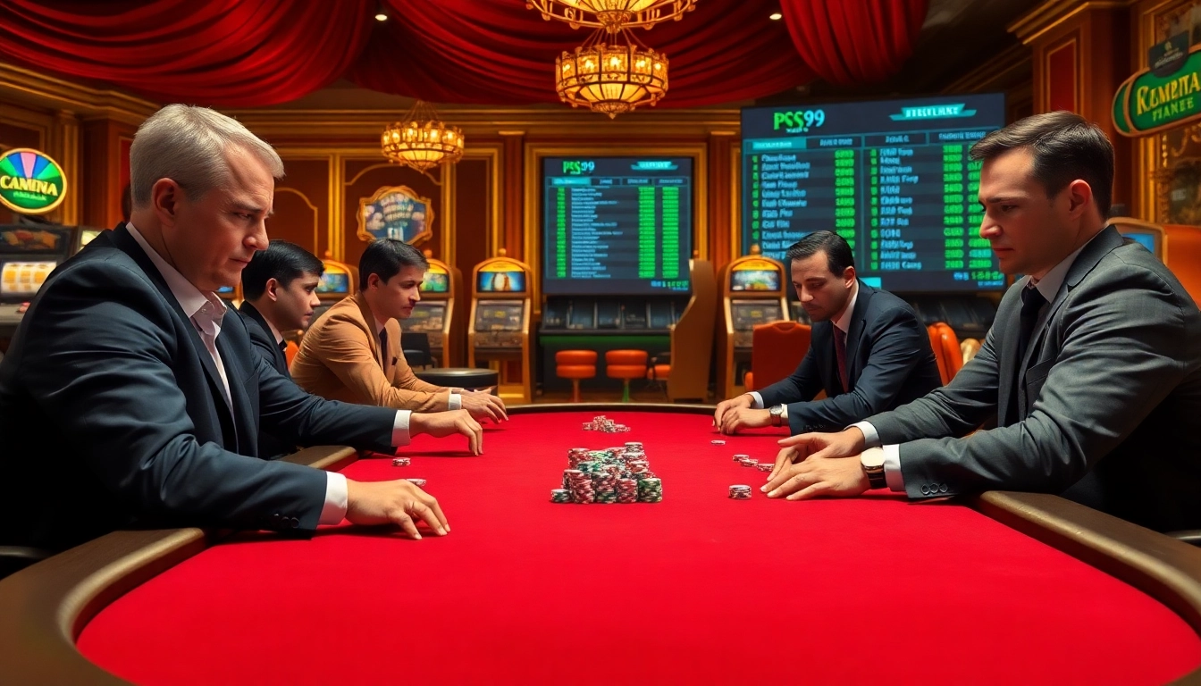Experience the excitement of high-stakes poker and the link PS99 community in a luxurious casino setting.