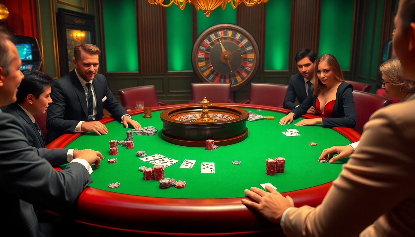 Experience the excitement of 32Win at a luxurious casino table with poker chips and cards.