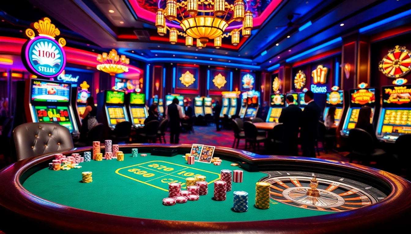 Betting at the vibrant casino table exemplifying excitement at https://tr88.baby/.