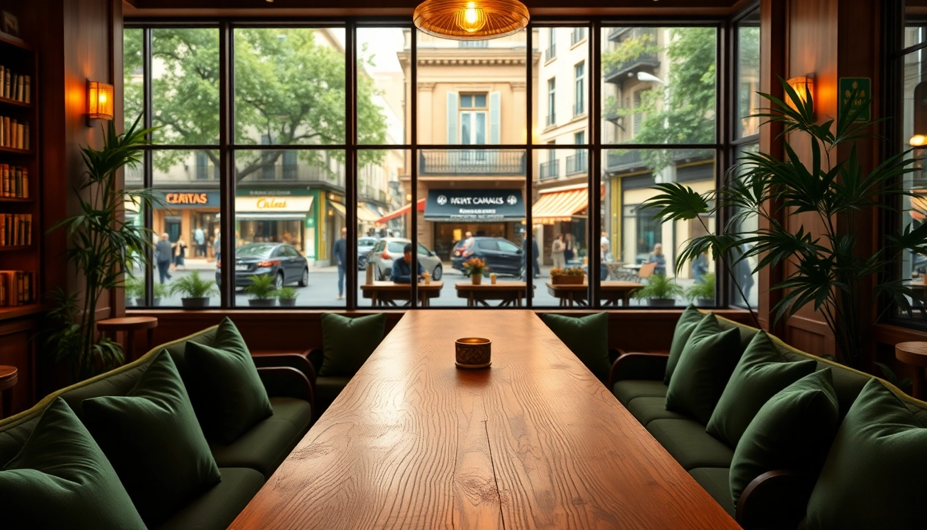 Relaxing atmosphere at Cannabis Clubs Madrid with inviting decor and vibrant ambiance.