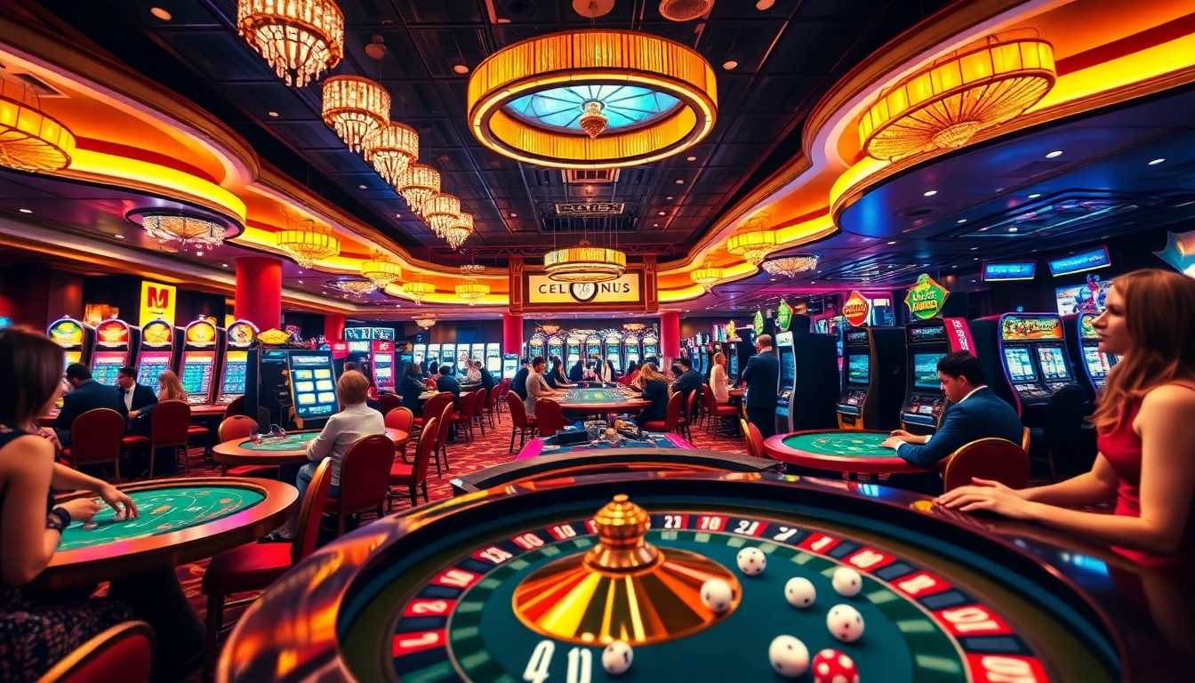 Players at https://b52club.forum/ enjoying high-stakes poker and roulette in a vibrant casino atmosphere.