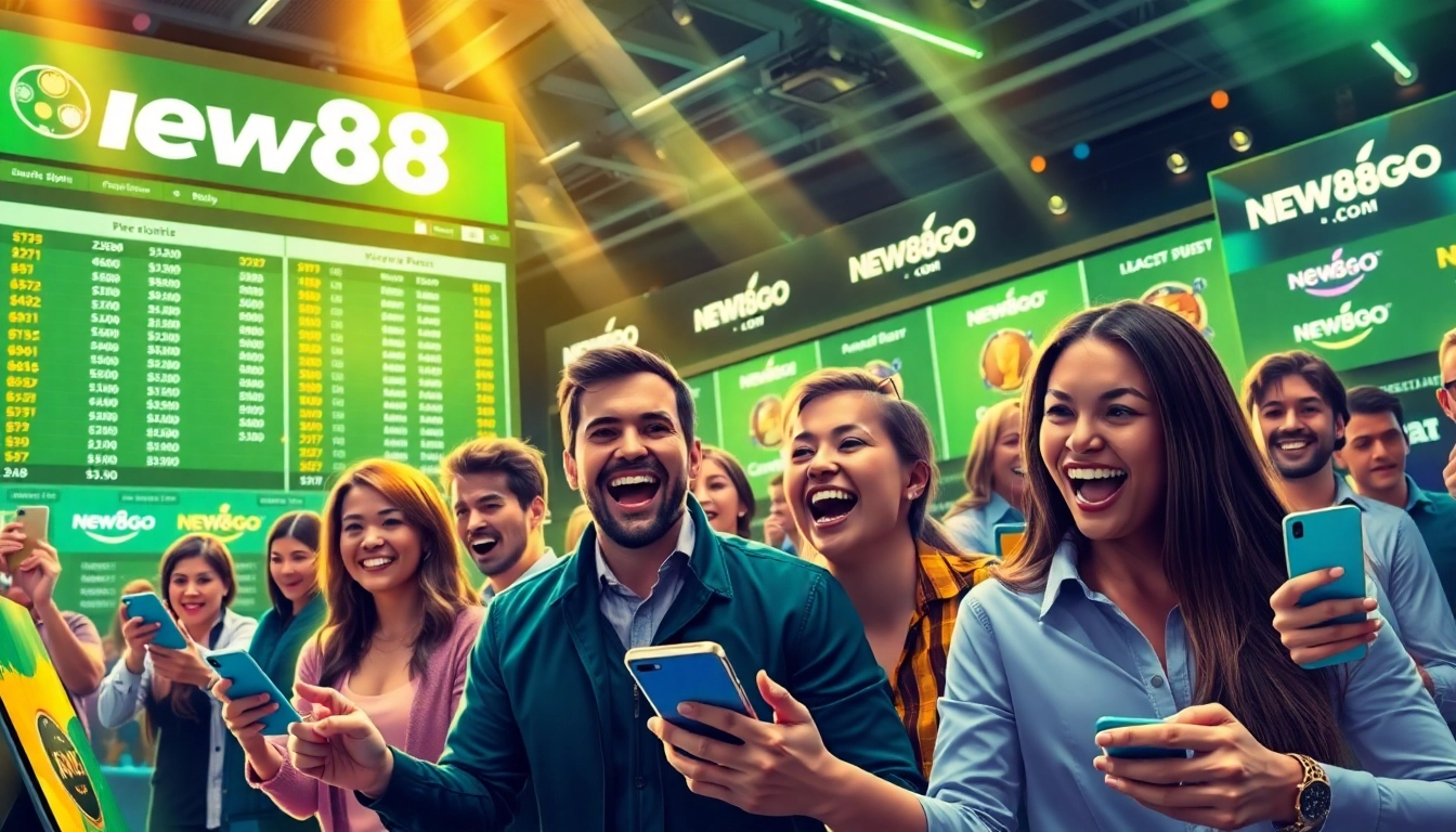 Online betting experience at new88go.com with players engaged in sports wagering and casino games.